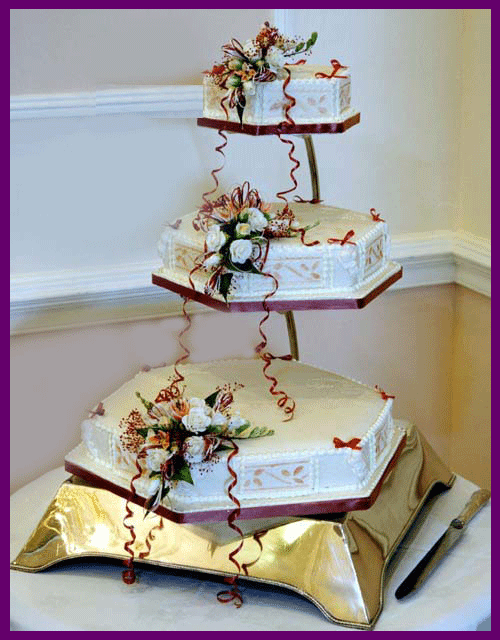 3 Tier Wedding Cake